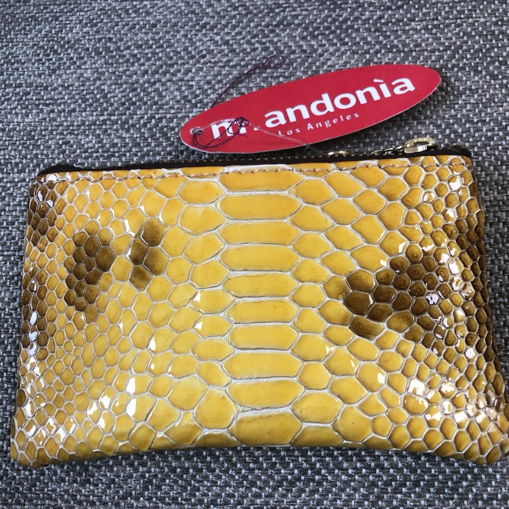 Snakeskin coin purse